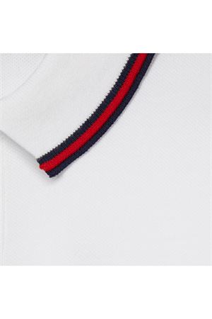 White stretch cotton piquet Polo shirt GUCCI KIDS | 805405XJGXV9250